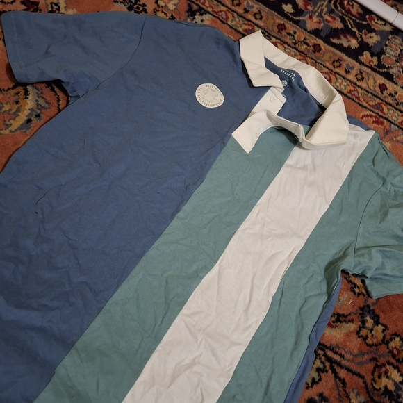 Blue Button-Up Jacket - Picture 2 of 4